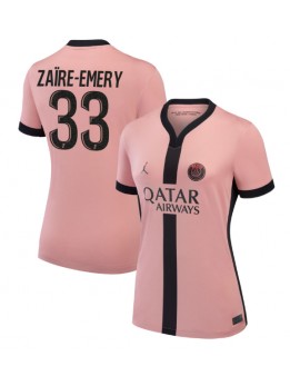 Paris Saint-Germain Warren Zaire-Emery #33 Replika Tredje Kläder Dam 2024-25 Kortärmad